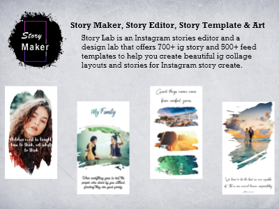 Story Maker, Story Editor, Story Template & Art graphic design logo