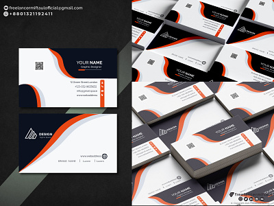 Professional Business Card - Simple Business Card Design adobe illustrator branding business card business card design card card design corporate design card design graphic design modern card design visiting card