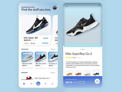 Sneaker App UI designs, themes, templates and downloadable graphic ...