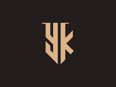YK Monogram | Logo design brand identity branding creative logo design logo logo 2021 logo design logo designer minimalist logo monogram new logo vector yk logo yk monogram