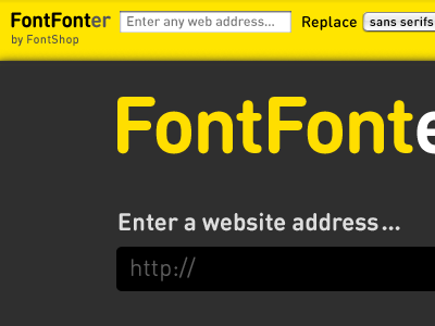 FontFonter pre-release ff din ff din round fontfont fontshop gray typography webfonts yellow