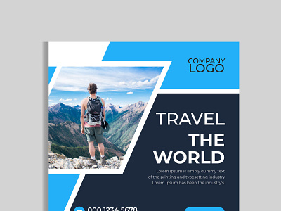 TRAVEL Social Media Post Design ads winter trip