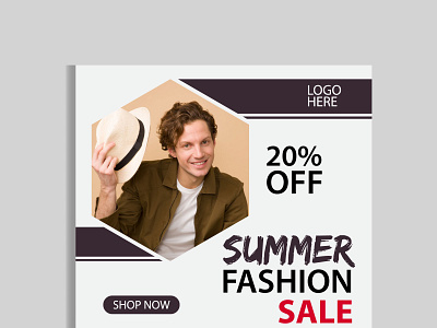 SUMMER FASHION Social Media Post Design