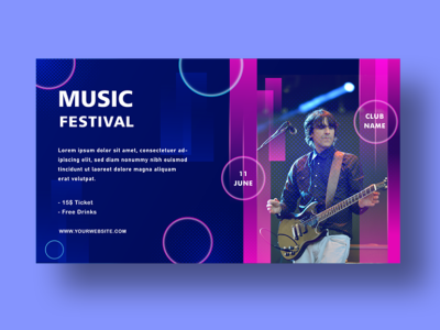 MUSIC FESTIVAL BANNER