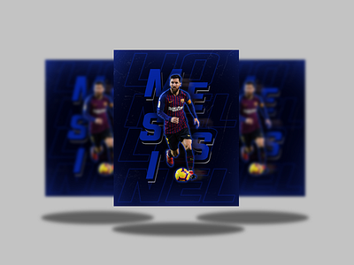 Football Poster - Messi branding design graphic design photoshop
