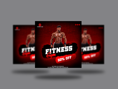 Fitness Poster branding design graphic design photoshop