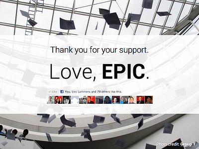 Love, EPIC college css flat groupt html industria minimalist social web