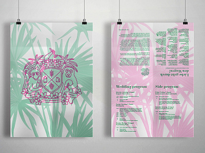 Kavilo graphic design illustration invitation poster riso print