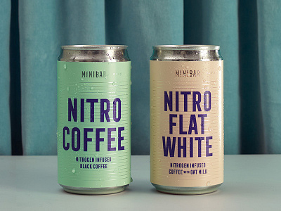 Minibar Nitro Coffee can coffee graphicdesign label nitrocoffee packaging