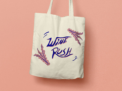 Winerush Totebag artwork graphic design illustration naturalwine