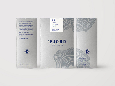 Fjordpackaging branding coffee coffee roaster graphic design illustration packaging suminagashi