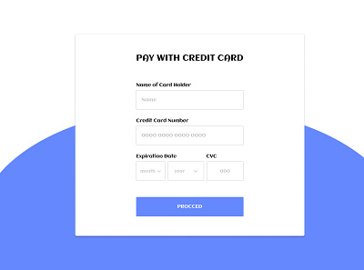 Credit card checkout graphic design