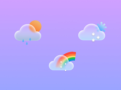 Weather icons graphic design icon ux vector
