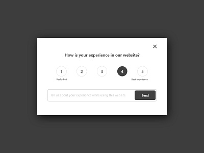 Pop-Up / Overlay design overlay popup typography ui ux