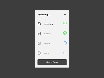 Image Upload Progress card design image ui upload ux