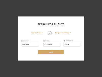 Flight Search design filght search typography ui ux