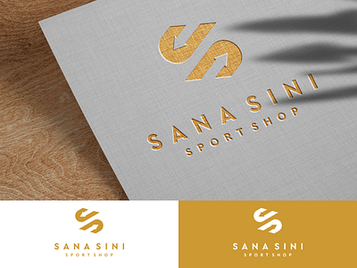 SANA SINI SPORT SHOP SIMPLE LOGO DESIGEN INSPIRATION app branding design icon illustration logo typography ui ux vector