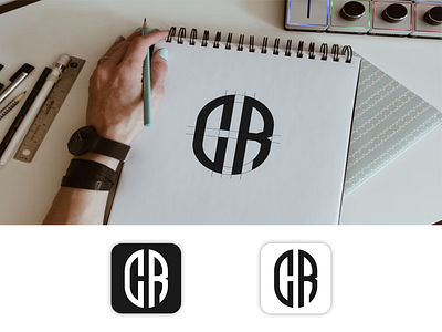 CR SIMPLE LOGO DESIGEN INSPIRATION app brahamb logo brand branding clean cr crlogo design icon identity illustration logo minimalist monogram simple typography ui ux vector