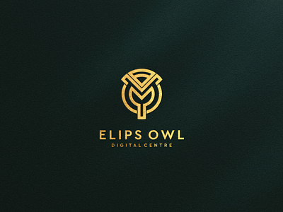 ELIPS OWL SIMPLE LOGO DESIGEN INSPIRATION app awesome brahamb logo branding design elips icon identity illustration logo owl simple typography ui ux vector