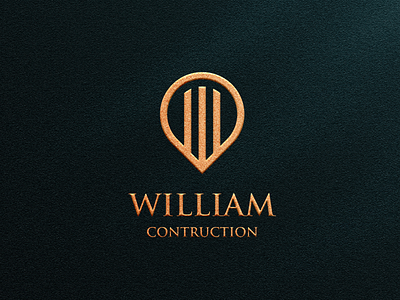 WILLIAM CONTRUCTION LOGO DESIGEN INSPIRATION