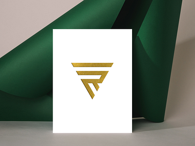 FR LOGO DESIGEN INSPIRATION branding clean design fr icon illustration initial logo luxury simple typography vector