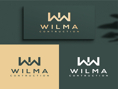 WILMA CONTRUCTION LOGO DESIGEN INSPIRATION