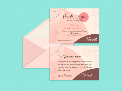 Thank you card Design/Post card