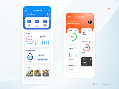 Fitness App - Home Screen