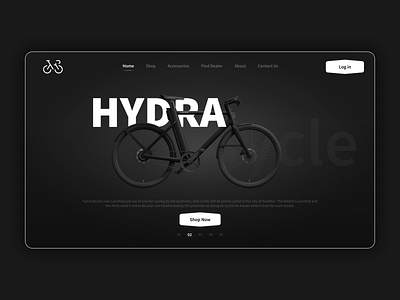 Bicycle Landing Page