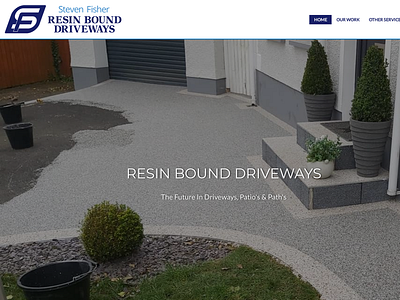 Resin Bound Driveways NI | Website made from scratch | WordPress design ui ux web website wordpress