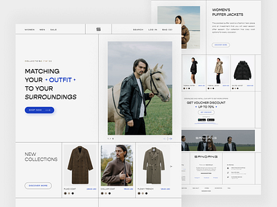 Sandang - Online Fashion Store Landing Page