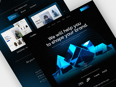 Lathe - Creative Studio Landing Page