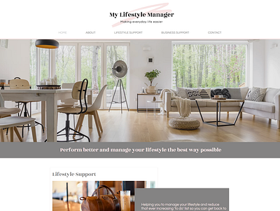 LIFESTYLE WEB DESIGN lifestyle minimal website mobile friendly web design website