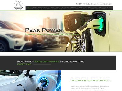ELECTRICAL INSTALLATION COMPANY WEB DESIGN electric company website design graphic design mobile friendly ui website