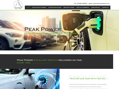 ELECTRICAL INSTALLATION COMPANY WEB DESIGN