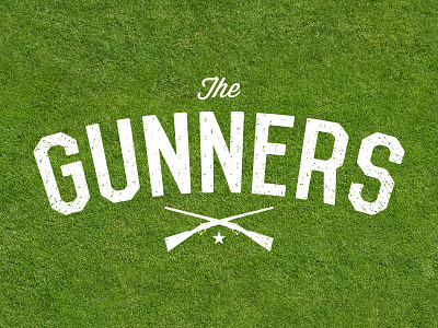 The Gunners WIP baseball logo sandlot team work