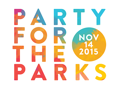 Party for the Parks 2015 by Braxton Crim on Dribbble