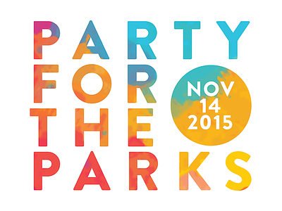Party for the Parks 2015 charleston colors party savethedate watercolor
