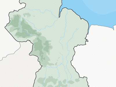 Makin' some maps... map relief south america terrain texture