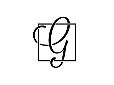 G g icon interior design logo