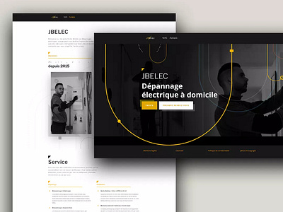 Electrician JBELEC design figma graphic design ui ux webdesign