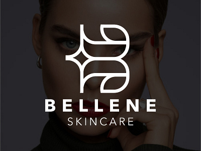 Skin Care Product Logo With Letter B