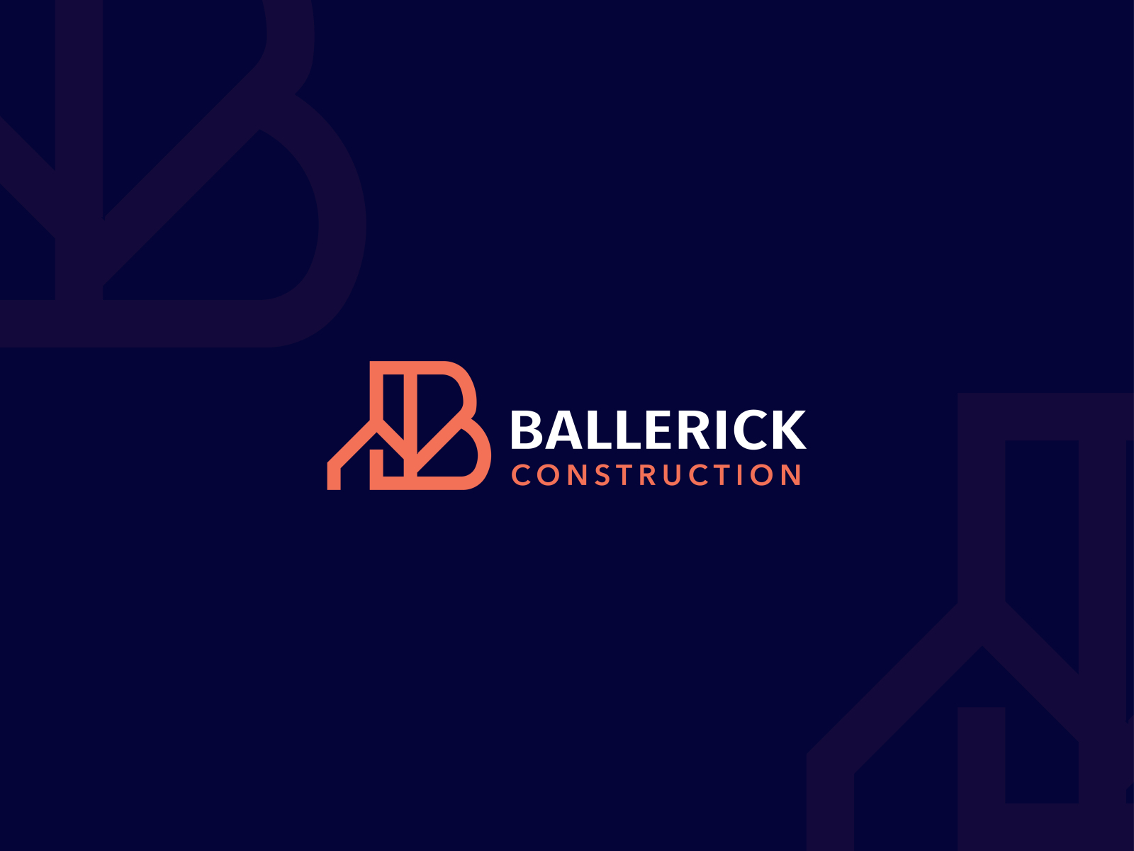 Construction Logo Design With Letter B By Saikat Rahaman On Dribbble