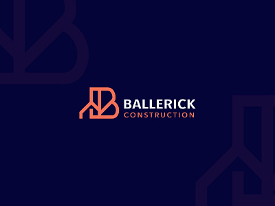 Construction Logo Design With Letter B