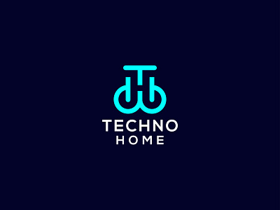 Techno Home Or Smart home Logo Design