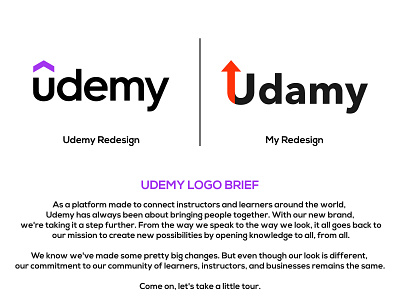 Udemy logo redesign