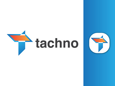 Modern T Logo Design | Tach Logo