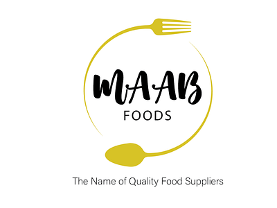 Maab Foods branding catering logo chef logo design graphic design illustration minimal logo minimalistic logo restaurant restaurant logo