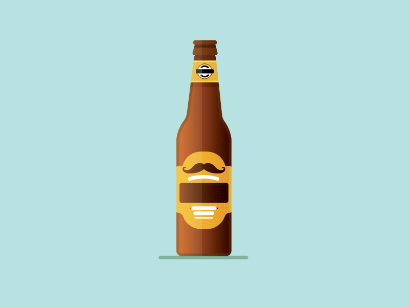 Cheers to the weekend 2d beer color curious drinks flat gif illustration illustrator traveler vector weekend