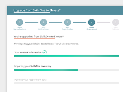 Upgrade screen ui upgrade web